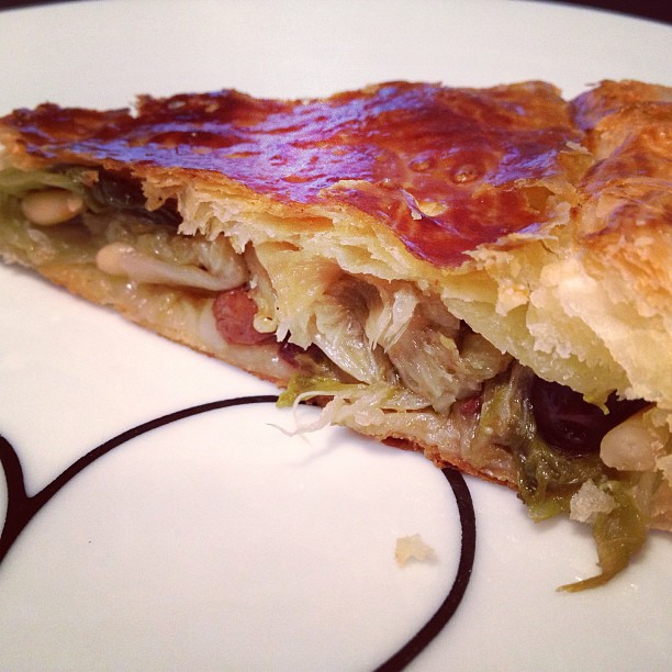 Pizza rustica con scarole #pizza #atuttonetcasa #atuttonetbenessere