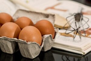 eggs, ingredients, baking