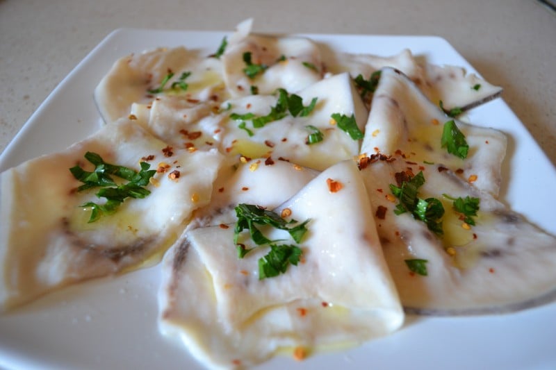 Pesce spada carpaccio