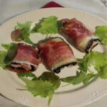 Involtini di melanzane con speck e formaggio