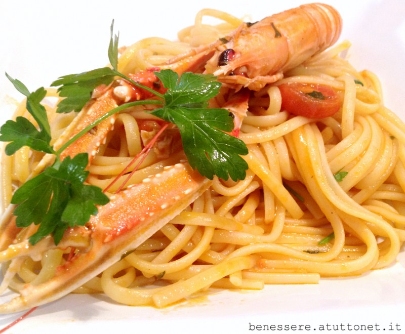 Linguine agli Scampi