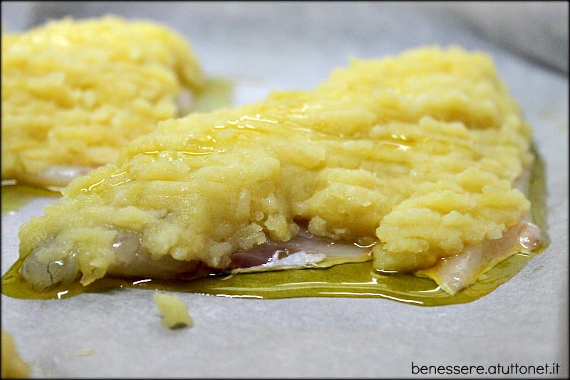 orata con patate al forno