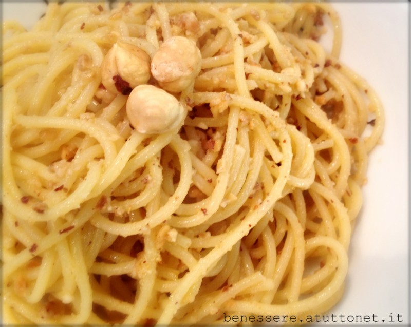 Spaghetti alle nocciole