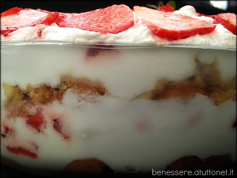 tiramisù fragole panna