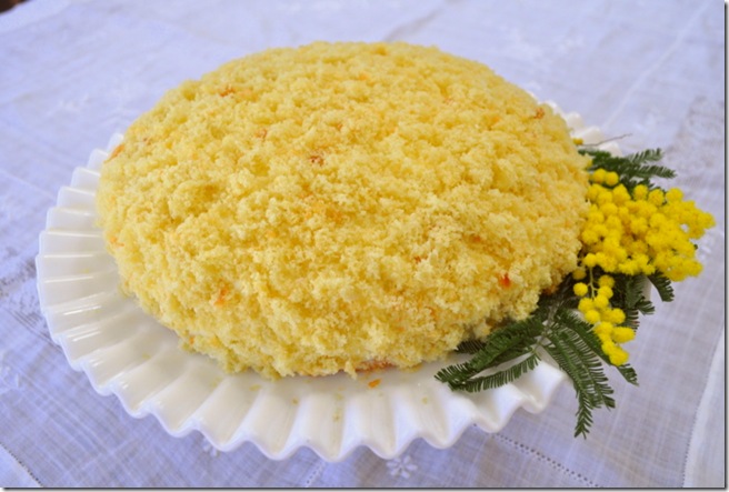 Torta mimosa semplice