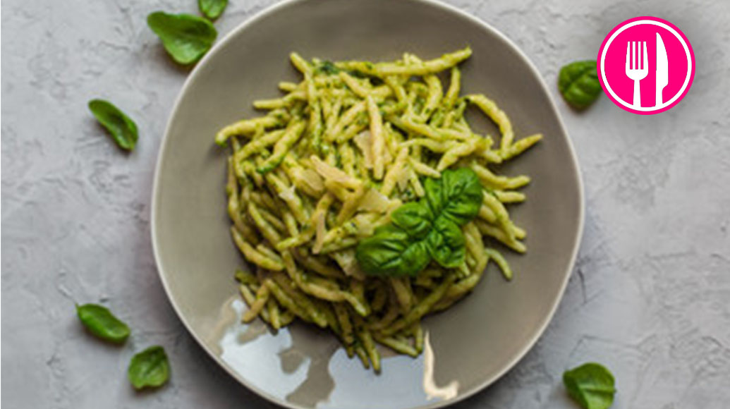 Trofie al pesto e pomodorini