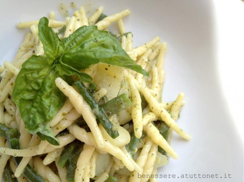 Pesto ligure patate fagiolini