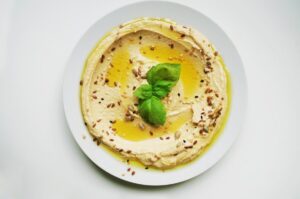 hummus, meal, chickpeas