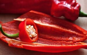 peppers, fruit, the inside of the pepper