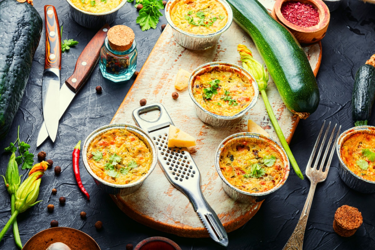 Tortini Verdure e Formaggio