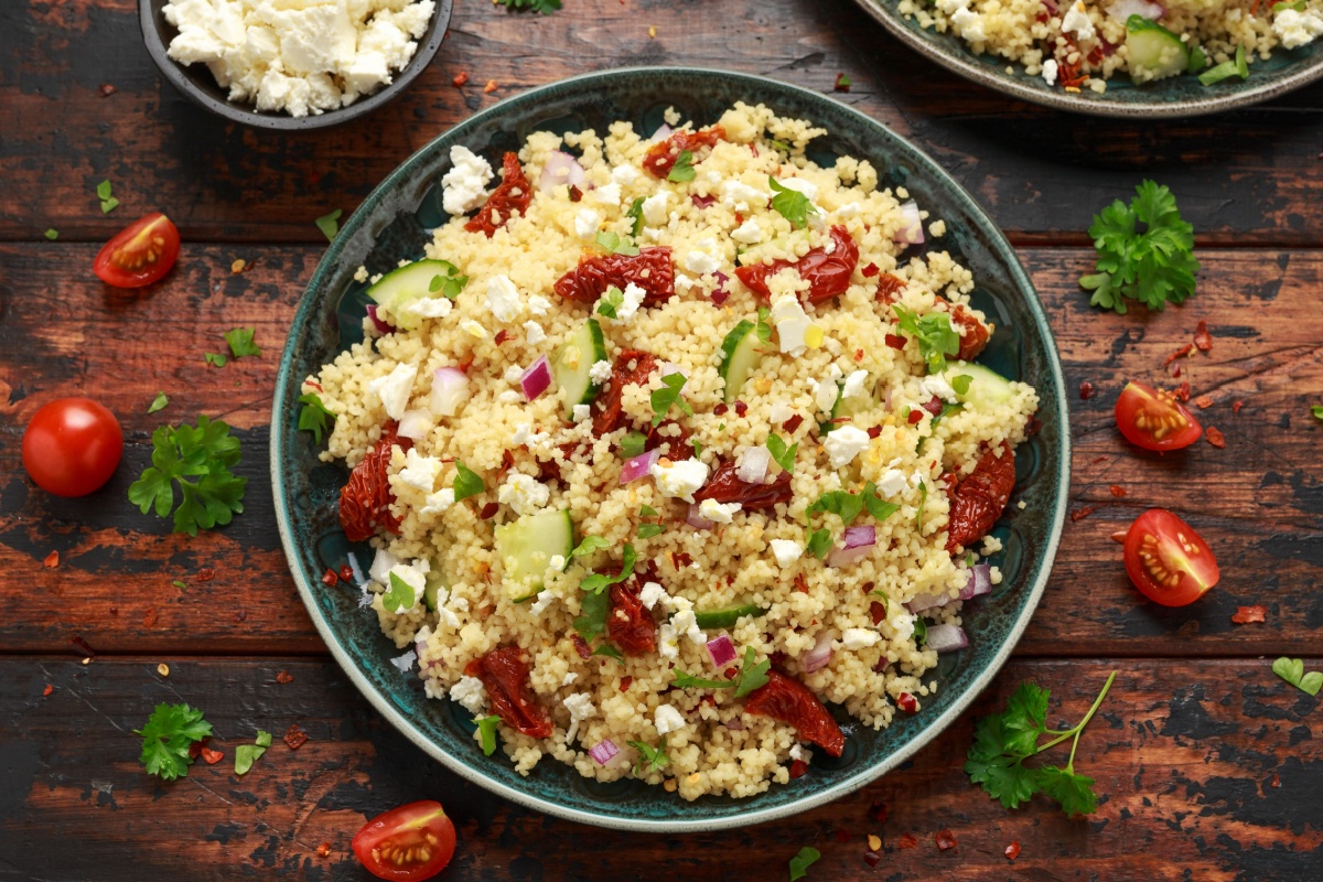 Cous Cous con Zucca e Feta