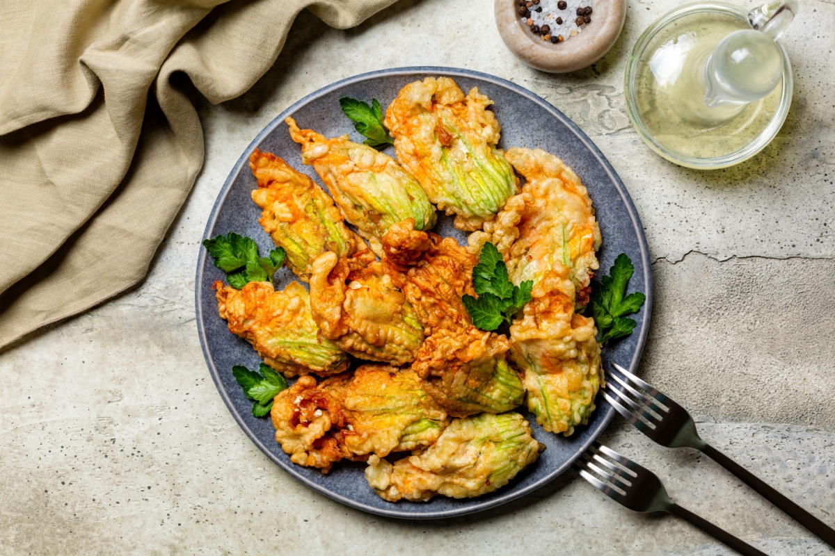 Fiori di Zucca Fritti