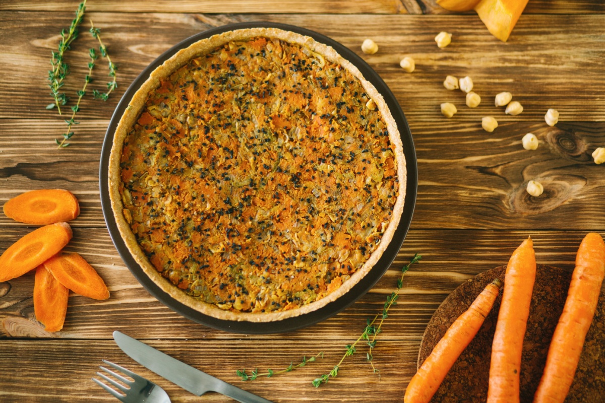 Torta Salata alla Zucca e Funghi